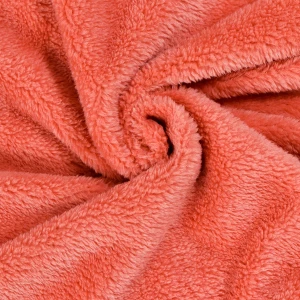 Solid Color Wombat Plush Bathrobe (Orange)