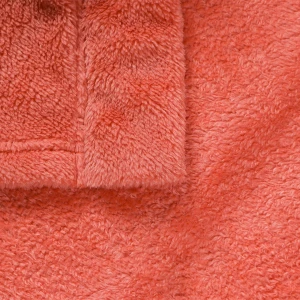 Solid Color Wombat Plush Bathrobe (Orange)