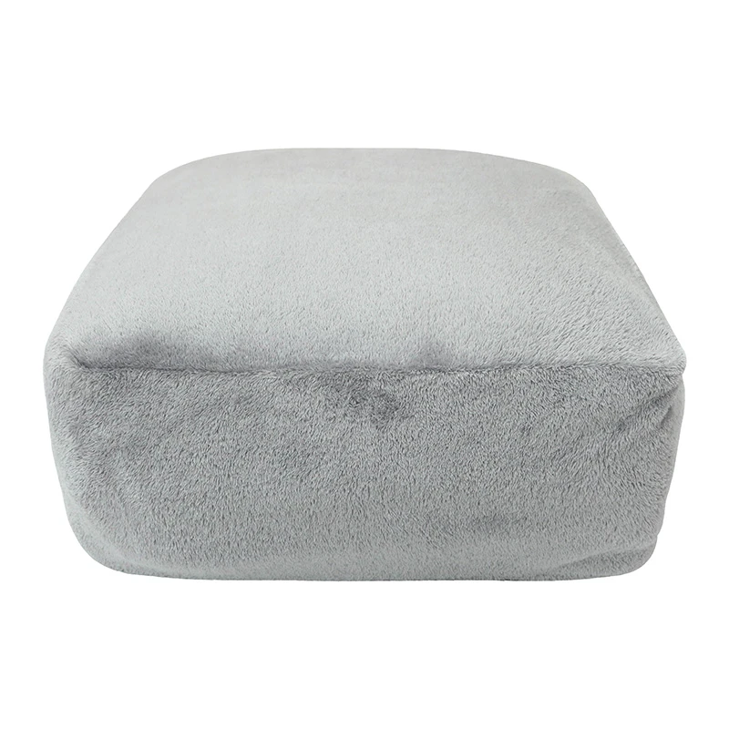 Square Shape Cushion Cover - Wombat Plush (Grey)