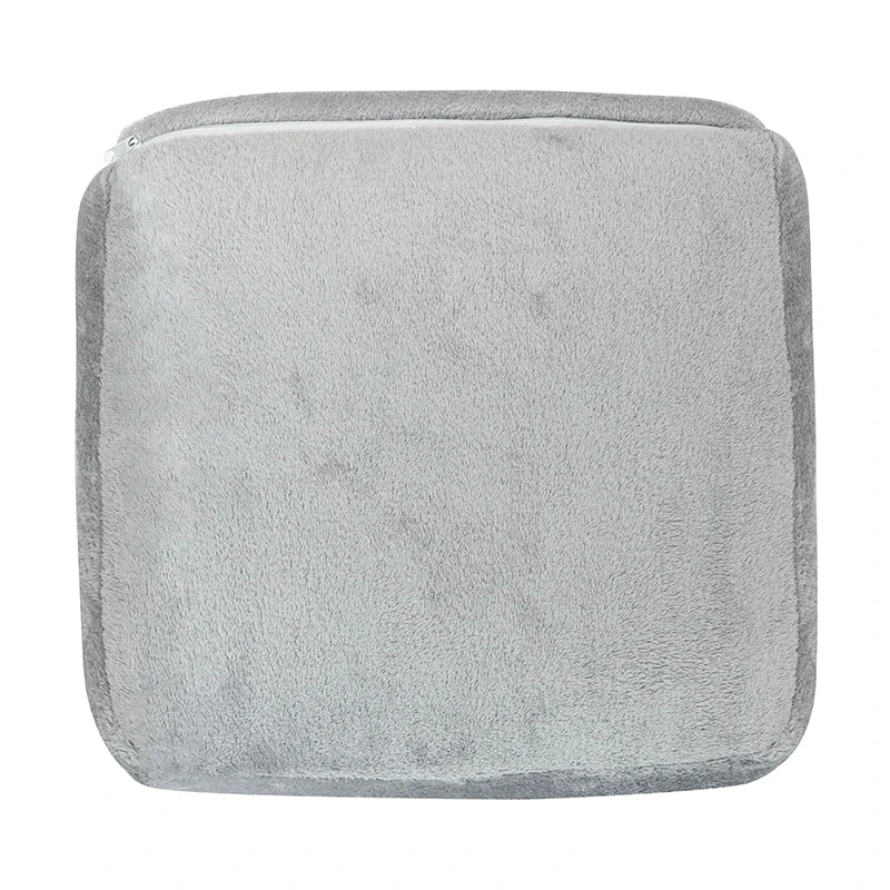Square Shape Cushion Cover - Wombat Plush (Grey)
