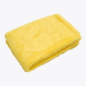 Star Plush Pillow Blanket (Yellow)