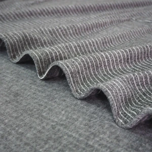 Fashion Hometex - Stripe Fleece Blanket (Grey Stripe)