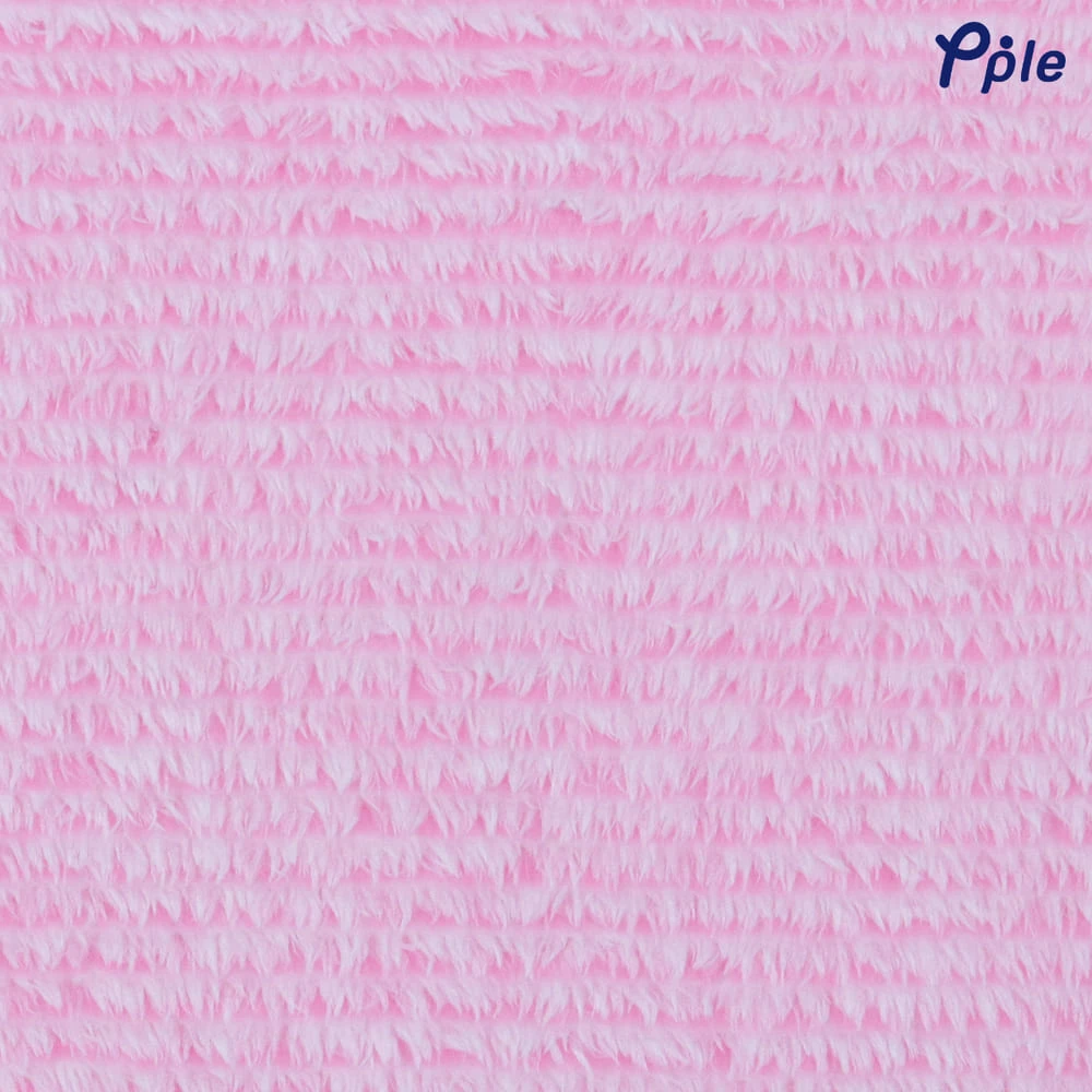 Stripe Frosted Plush Blanket (Pink)