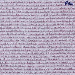 Stripe Frosted Plush Blanket (Plum)