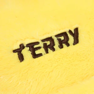 Terry Embroidery Plush Hand Warmer Pillow Blanket (Yellow,Orange)