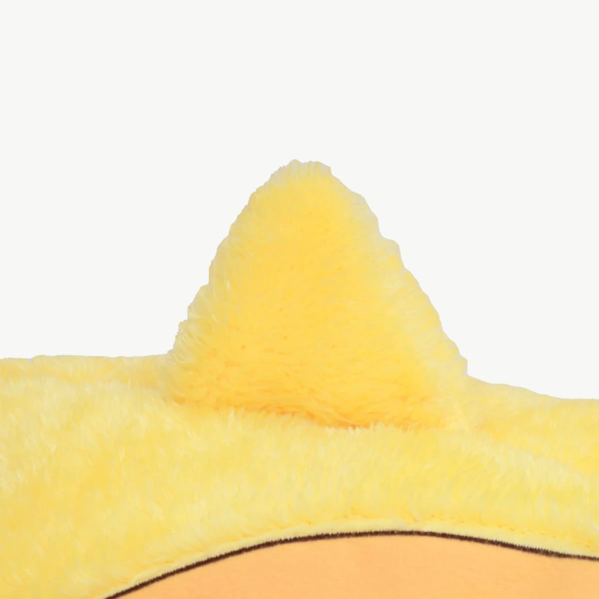 Terry Embroidery Plush Hand Warmer Pillow Blanket (Yellow,Orange)