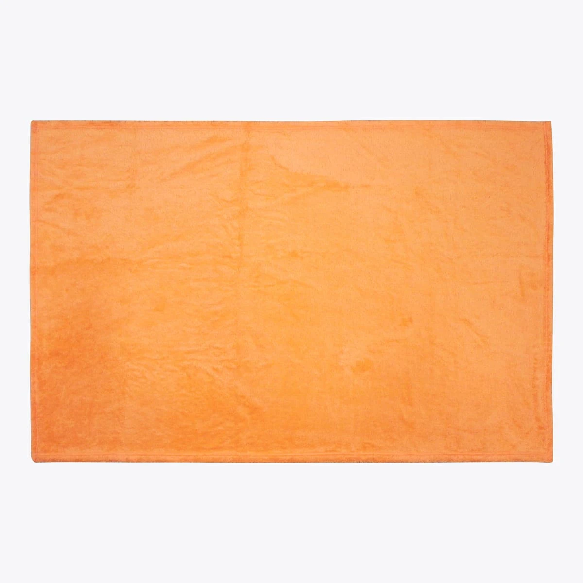 Terry V2 3D Embroidery Plush Pillow Blanket (Orange)