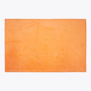 Terry V2 3D Embroidery Plush Pillow Blanket (Orange)