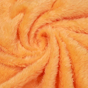 Terry V2 3D Embroidery Plush Pillow Blanket (Orange)