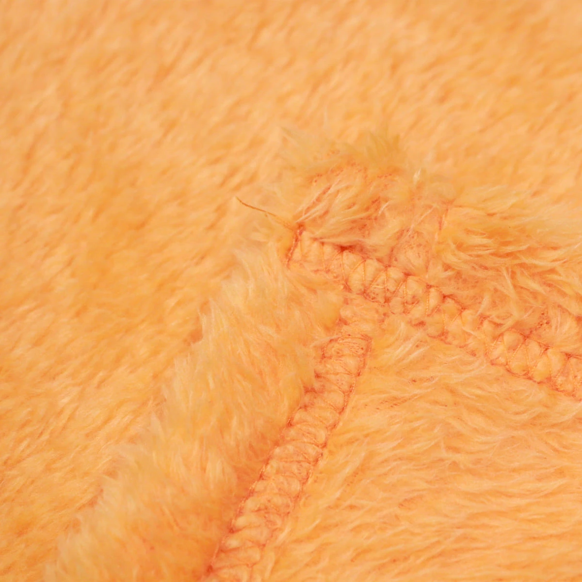 Terry V2 3D Embroidery Plush Pillow Blanket (Orange)