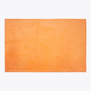 Terry V2 3D Embroidery Plush Tote Blanket (Orange)