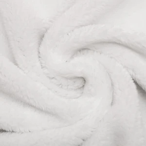 Ton\'s Favorite Food Printed Terry Reversible to White Plush Baby Blanket (Foldover) 30x40