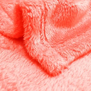 Valcan Embroidery Plush Baby Blanket (Orange)