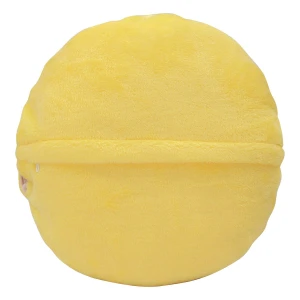 Valcan Embroidery Plush Hand Warmer Pillow Blanket (Yellow)