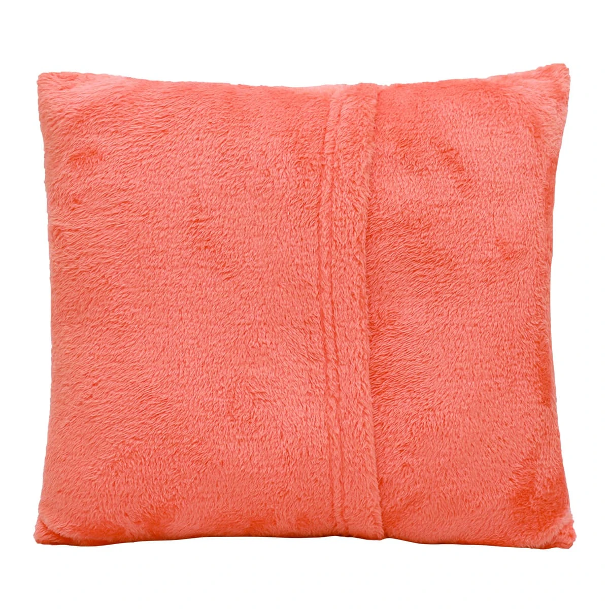 Valcan Embroidery Plush Pillow Blanket (Orange)