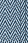 Warmness Winter : Blue Serrated Pattern