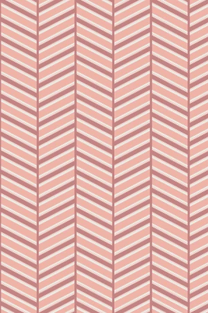 Warmness Winter : Pink Serrated Pattern