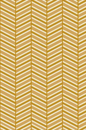 Warmness Winter : Yellow Serrated Pattern