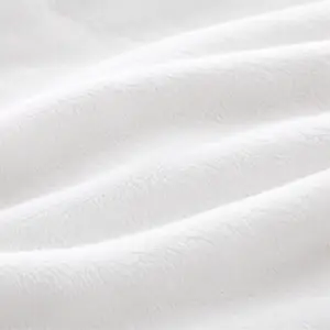 White Blanket Ready for Printing - Flannel Blanket  | White