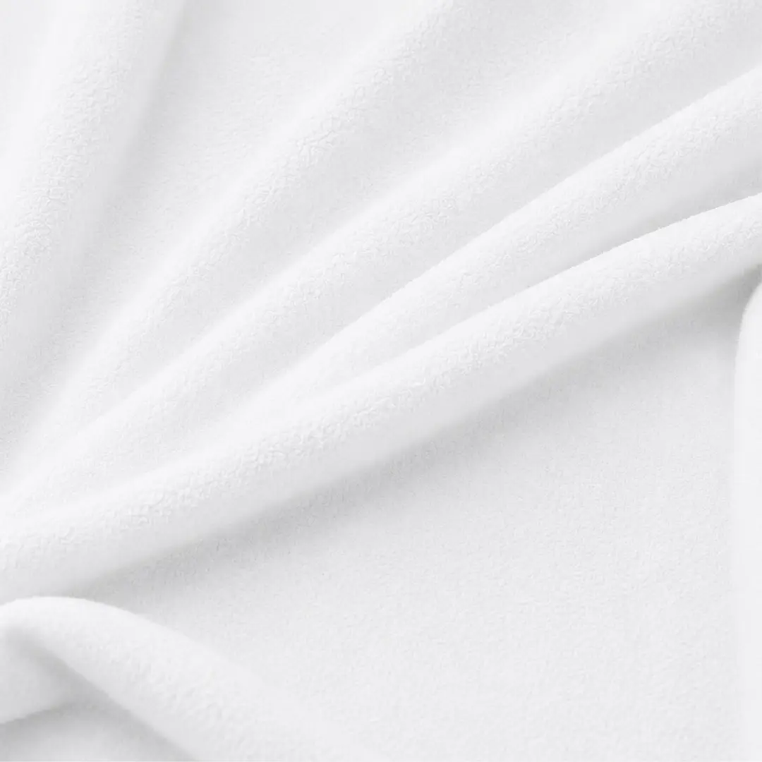 White Blanket Ready for Printing - Fleece Blanket  | White