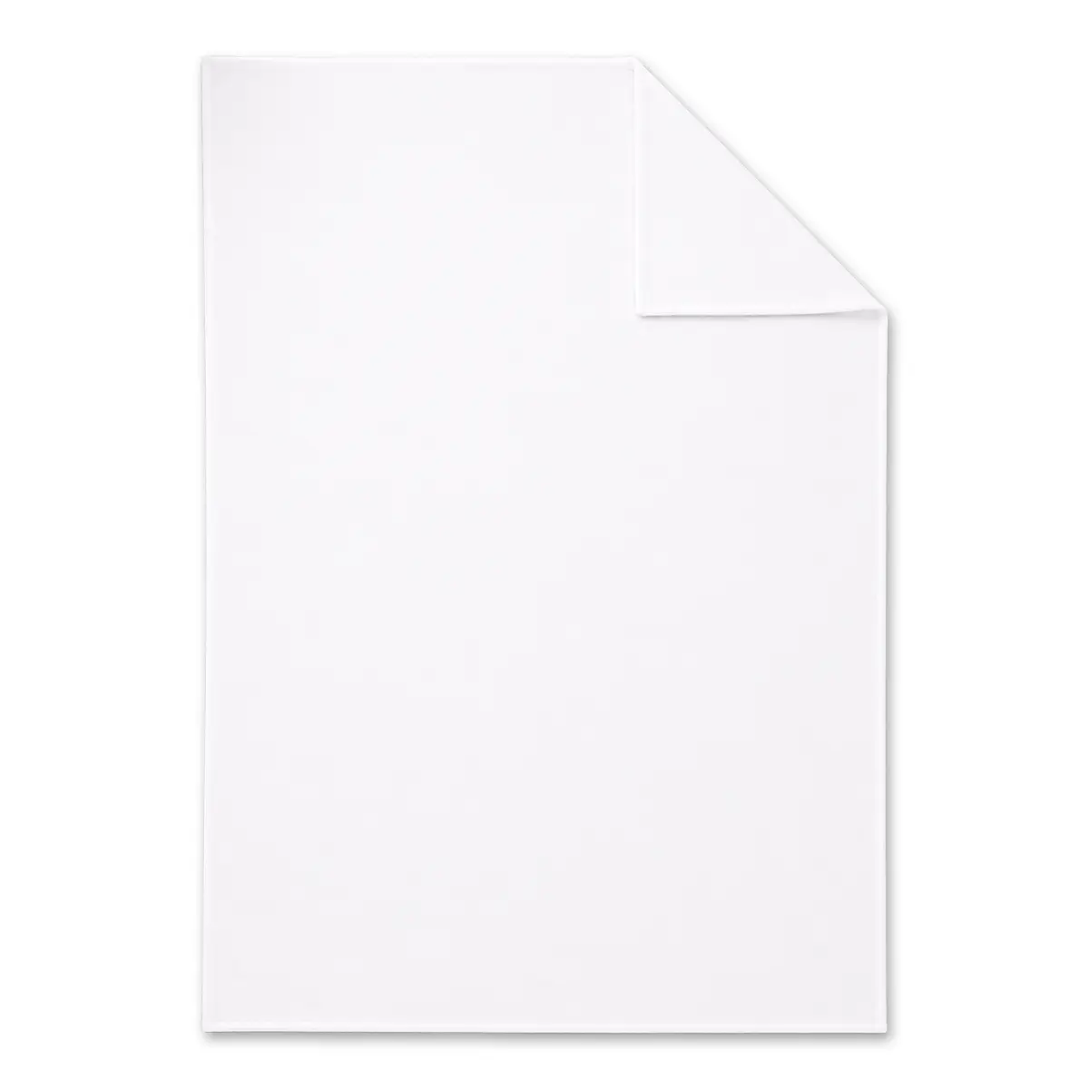 White Blanket Ready for Printing - Fleece Blanket  | White