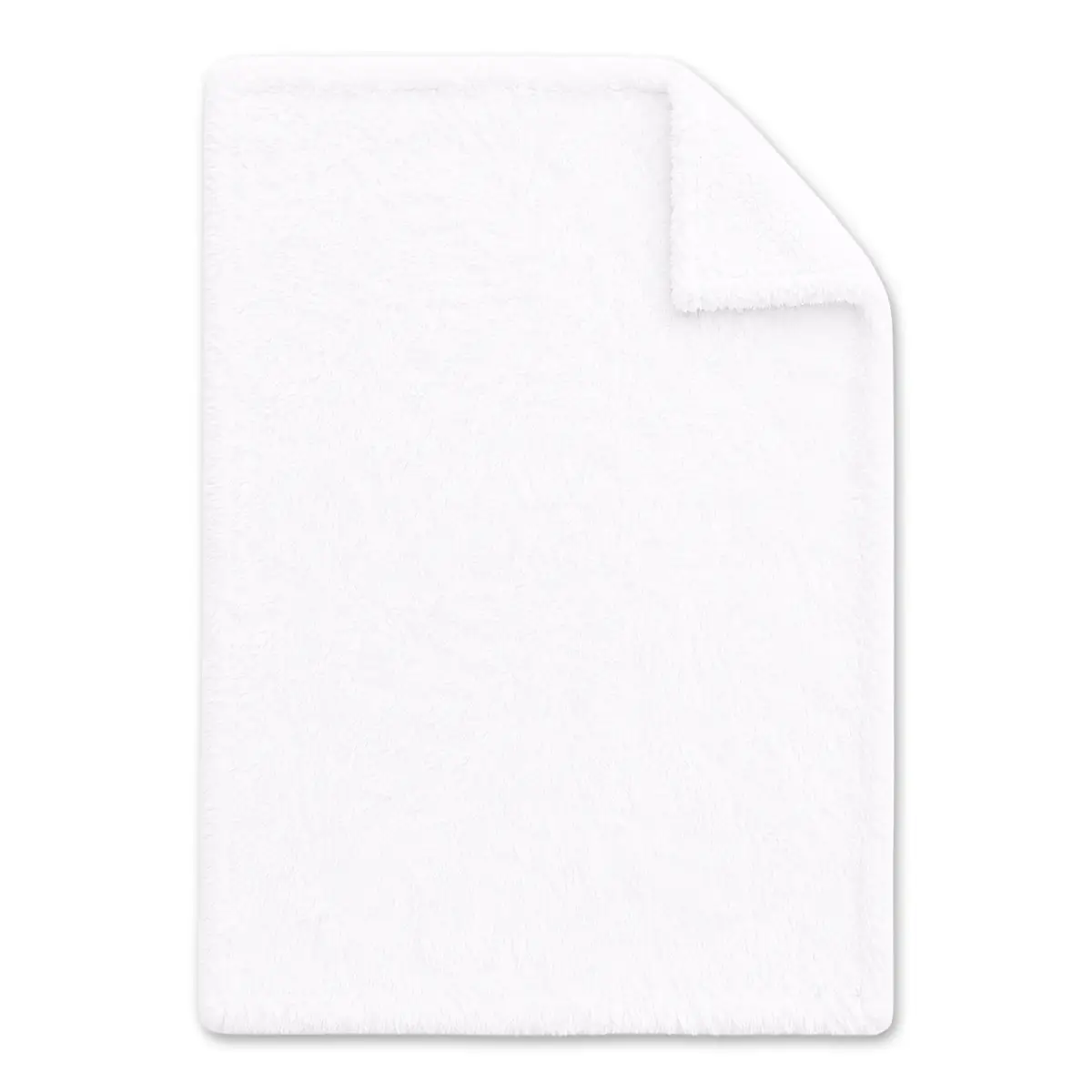 White Blanket Ready for Printing - Mink Blanket  | White