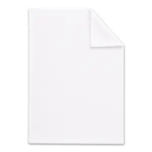 White Blanket Ready for Printing - Plush Blanket  | White