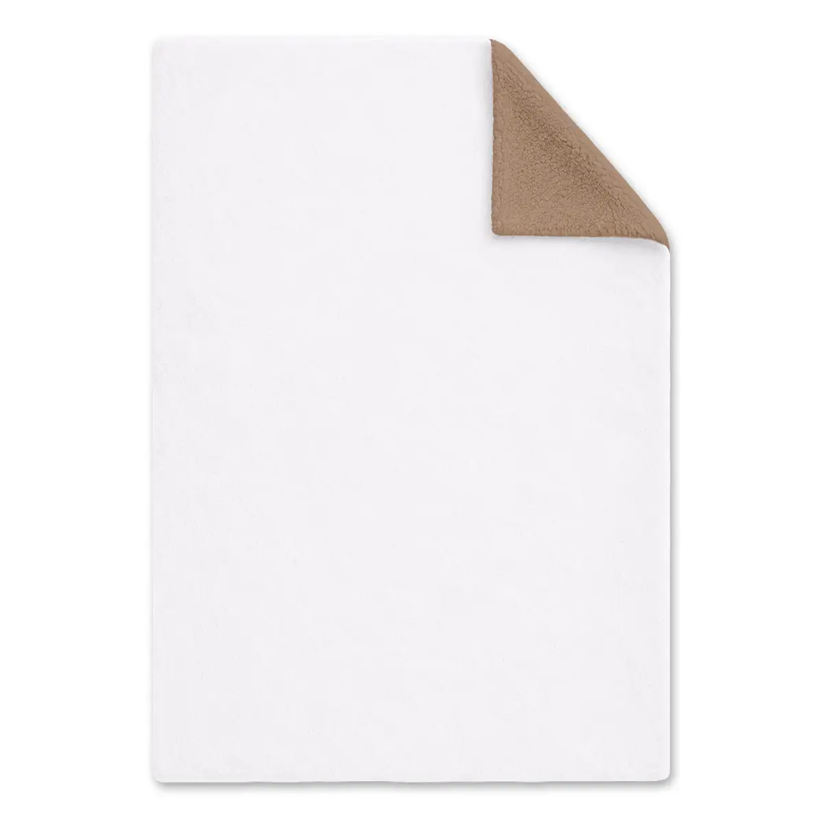 White Blanket Ready for Printing - Reversible Blanket  | White