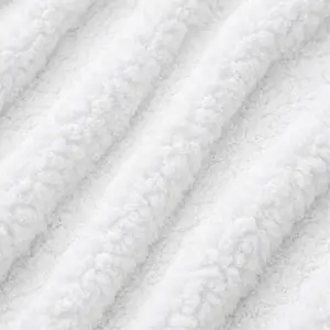 White Blanket Ready for Printing - Sherpa Blanket  | White