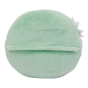 Windy 3D Embroidery Flannel Hand Warmer Pillow Blanket (Green)